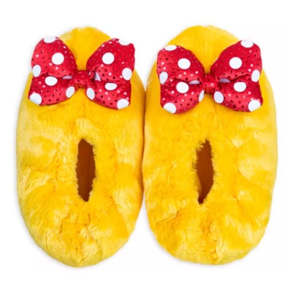 Brand New Minnie Plush Slippers for Adults - Picture 1 of 5